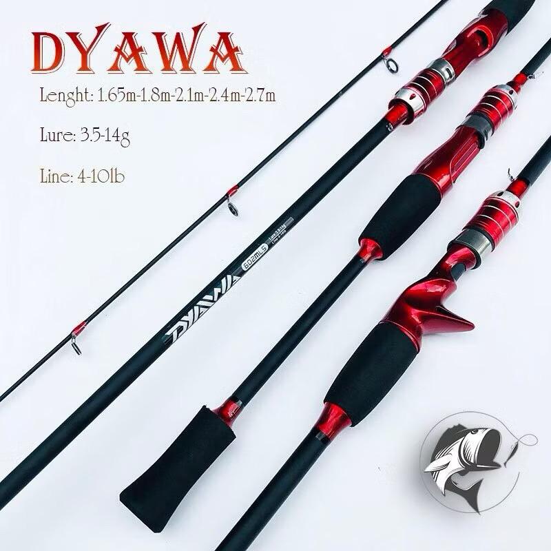 Cần Câu Lure Đỏ DYAWA Nội Địa Cần Lure Giá Rẻ Cần Câu Lure Máy Ngang Máy Đứng- Cần câu cá giá rẻ học sinh