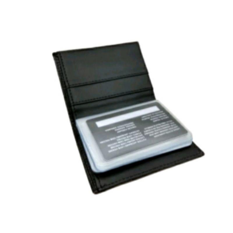 Product Introduction of Dompet Kartu 18 in 1 Card Holder + slot uang kulit sintetis dompet kartu kredit Hitam kulitasli pu leather minimalis dom pet wallet cowok visual 21