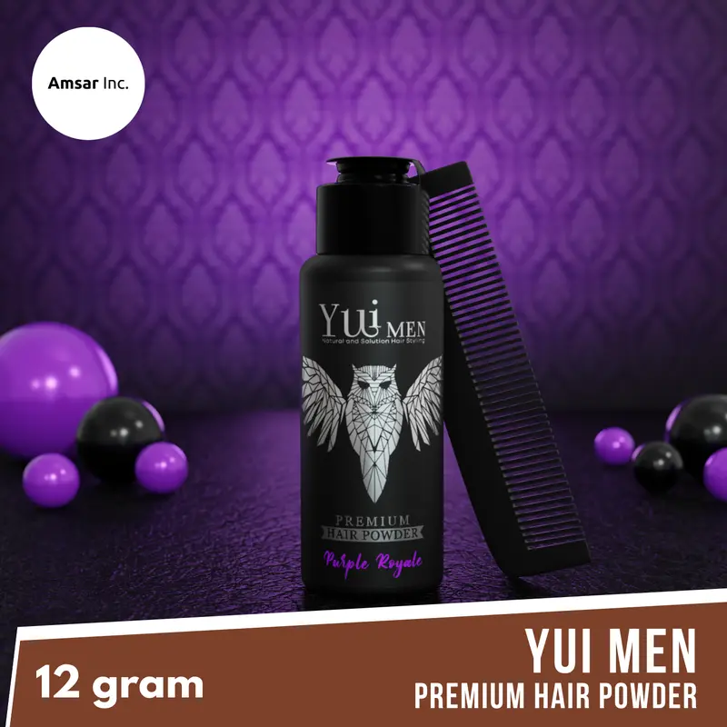 Yuimen Hair Powder Bedak Styling Rambut Premium Kontrol Minyak Rambut Bervolume + Gratis Sisir 0