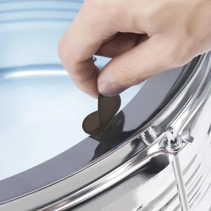 Drum Mute Pad, 12pcs/set Silicone Jazz Snare Drum Muffler, Drum Accessories for Home School Performance 4