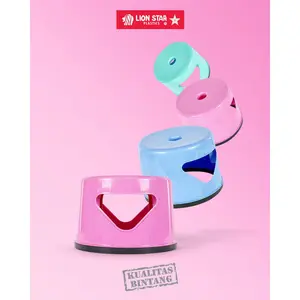 Bangku Jengkok G-13 LION STAR Round Stool Japan