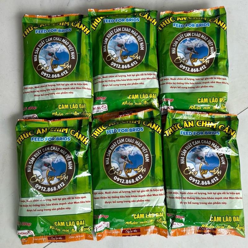 Combo 3 gói- Cám Tổng Hợp Lão Đại - Cám Bao Xanh - Thương Hiệu Lão Đại