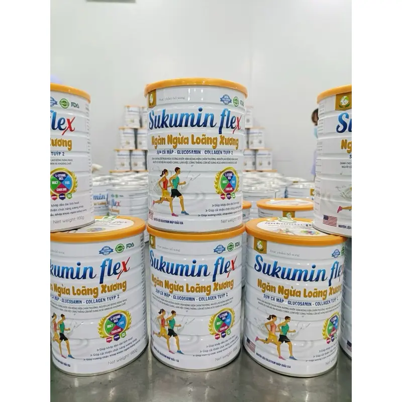 Thực phẩm bổ sung canxi SUKUMIN FLEX chống loãng xương - Canxi nano -lon 900g datte mới ,HÀNG CHÍNH HÃNG) 0