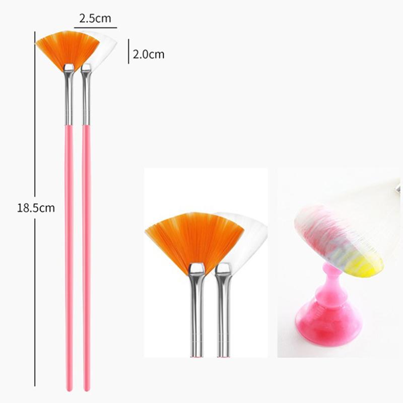 Cọ Làm Móng Gel, 15 Cái / bộ, Cho Nghệ Thuật Làm Móng 8