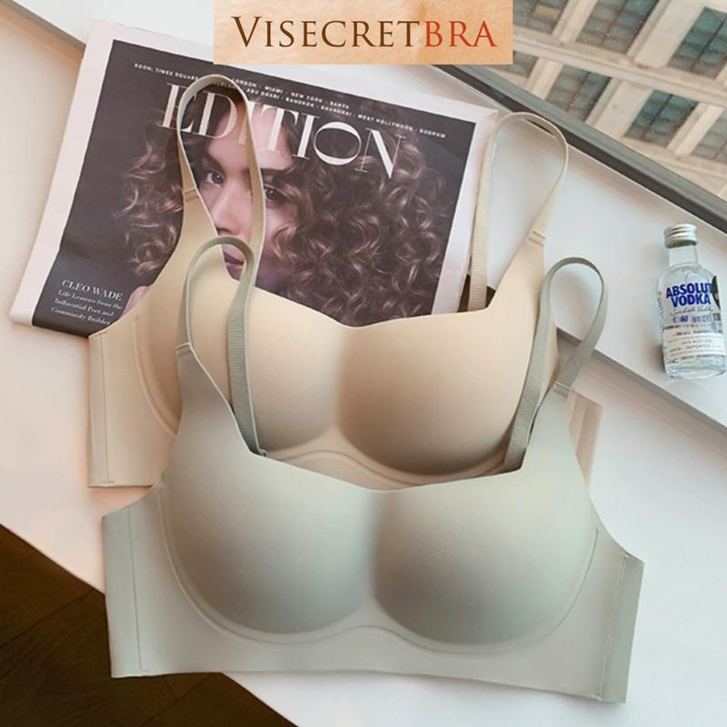 1 - Áo Lót Nữ Su Đúc Mút Mỏng Nâng Độn Vòng 1 Tạo Khe Không Gọng Chống Xệ Gom Quả Áo Bra Nữ Su Đúc Mỏng Nhẹ Mút Mỏng Không Gọng Không Đường May Hạn Chế Lộ Viền -- VN240303