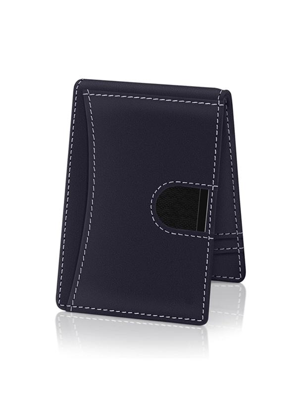 Men's Minimalist RFID Blocking Card Holder, Casual Plain Color Card Holder, Simple Style Card Holder for Daily Use 5
