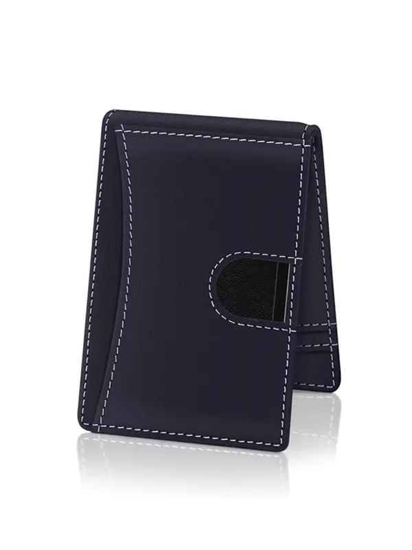 Men's Minimalist RFID Blocking Card Holder, Casual Plain Color Card Holder, Simple Style Card Holder for Daily Use 5
