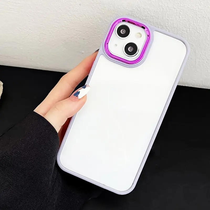 Ốp iPhone 13, Ốp Acrylic PC Cứng, Ốp Chống Sốc Silicon, Giao Hàng Tức Thì, Tương Thích Với iPhone 11, XR, 12pro, 6, 7, 8 Plus, 14, X & XS, 15PROMA 8