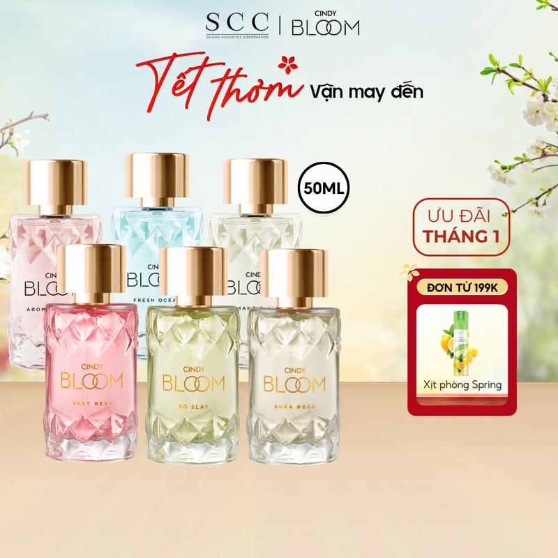 Nước Hoa CINDY BLOOM Hương Thơm Nữ Tính Ngọt Ngào Lưu Hương Lâu Chai 50ml Quà tặng bạn gái Quatangbangai