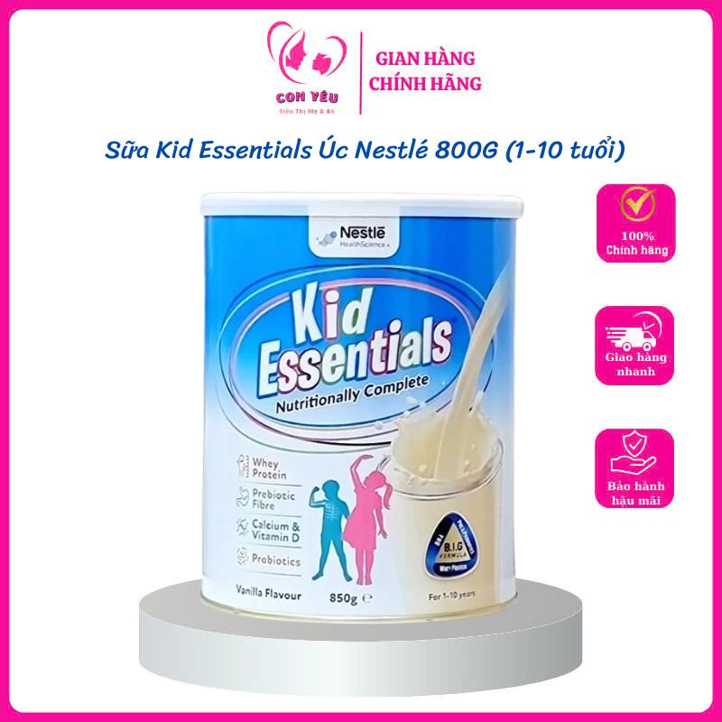 TPDD sữa Kid Essentials Úc – 800g phù hợp với các bé biếng ăn, chậm tăng cân trong độ tuổi từ 1-10 tuổi 0