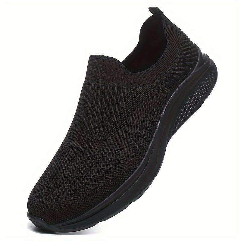 Product Introduction of Men's Breathable Woven Knit Slip-On Sneakers: Stylish & Comfy for Everyday Wear, Non-Slip Sole for All Seasons 15