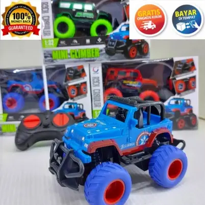 MAINAN ANAK MOBIL R/C MINI JEEP CLIMBER CROSS CONTRY / MOBIL RC MINI CLIMBER PROMO TERMURAH COD Baterai Control Remote