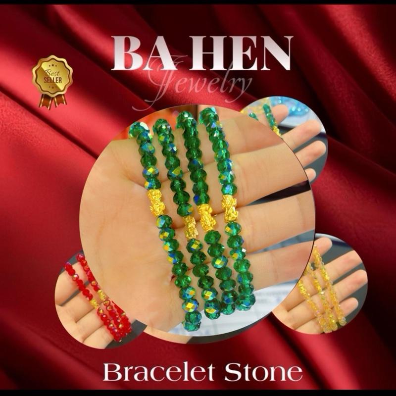 Chuỗi Đá Đeo Tay Phối Charm Tùy Hưu 99.99