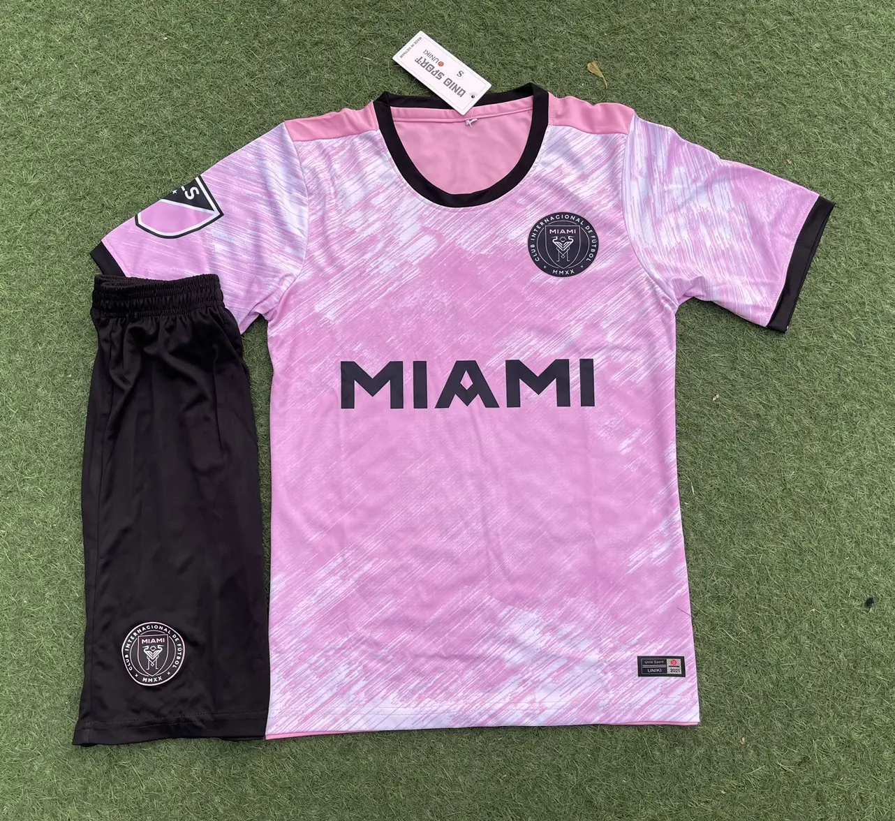 [MIA - H01] in tên số áo theo yêu cầu - Bộ quần áo bóng đá, áo đá banh MIAMI hồng_ hàng thun lạnh cao cấp Thoáng khí Thoải mái Unisex top