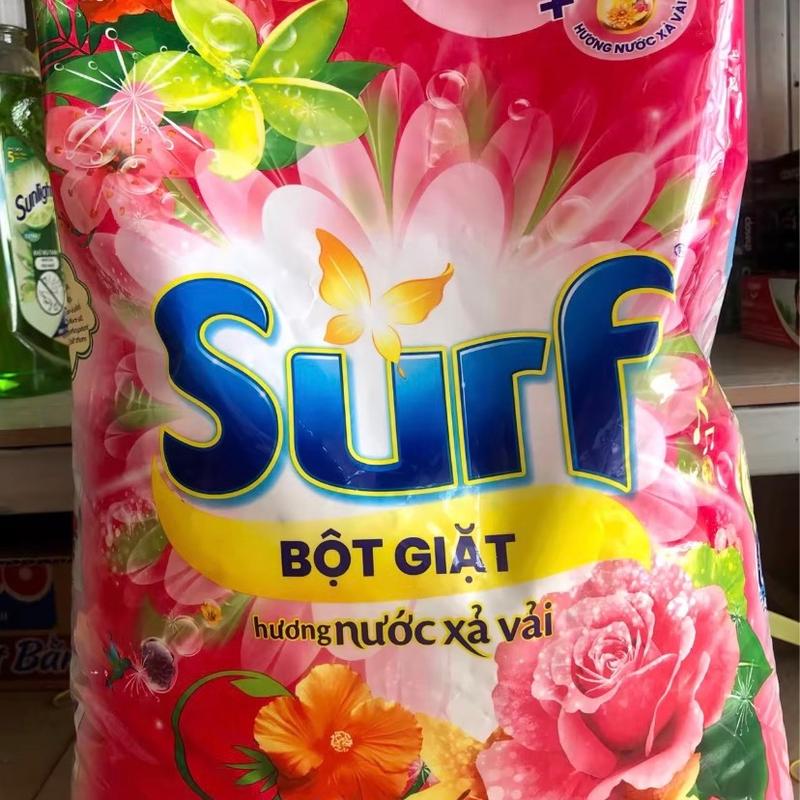 Bột giặt Surf ngát hương xuân gói 2kg màu hồng