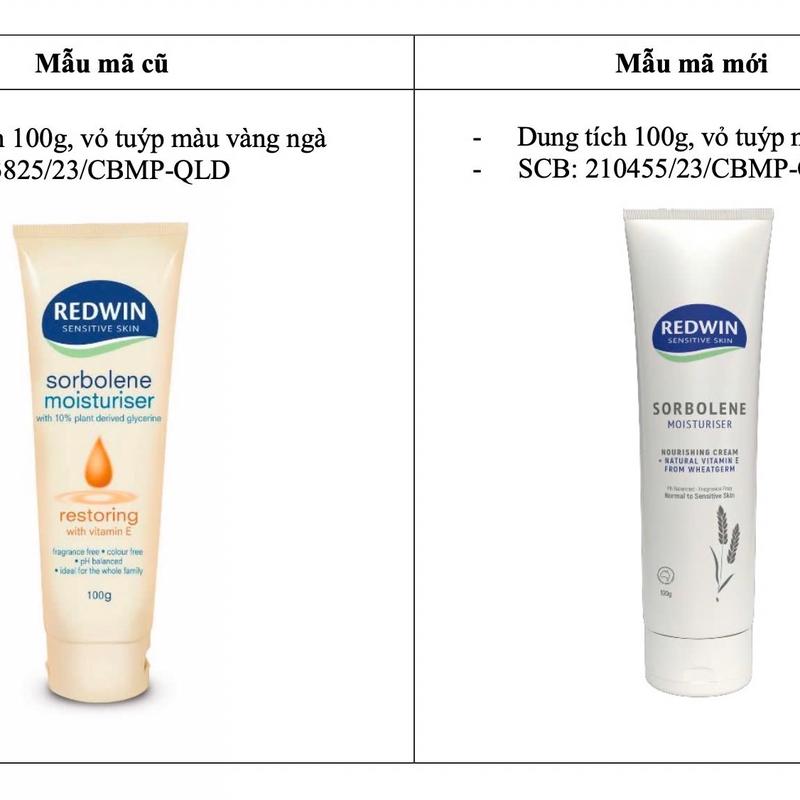 Tem Cty Kem Dưỡng Redwin Sorbolene Moisturiser With Vitamin E 100g Dưỡng Thể Cho Da Khô Da Kích Ứng Chàm| Bs Hà Da Liễu Khuyên Dùng