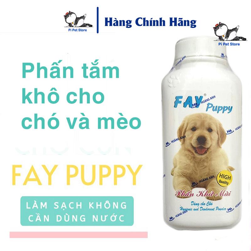Bột tắm khô cho chó mèo Fay - Phấn tắm khô cho chó mèo Fay 0