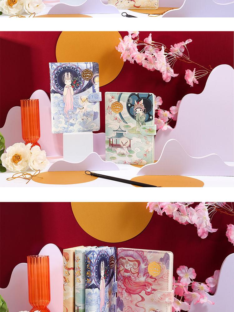 Product Introduction of หนังสือหัวเข็มขัดหนัง หน้าสี สร้างสรรค์และสดใหม่ สไตล์สาวโน๊ตบุ๊ค สมุดบันทึก บันทึกไดอารี่ ขนาด A5 ปฏิทิน 2025 มาใหม่ เหมาะสำหรับวารสาร 24