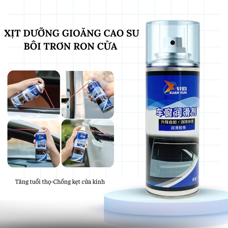 Chai Xịt Bôi Trơn Bảo Dưỡng Gioăng Cao Su Chống Kẹt Cửa Kính Ô Tô  dung tích 260ml