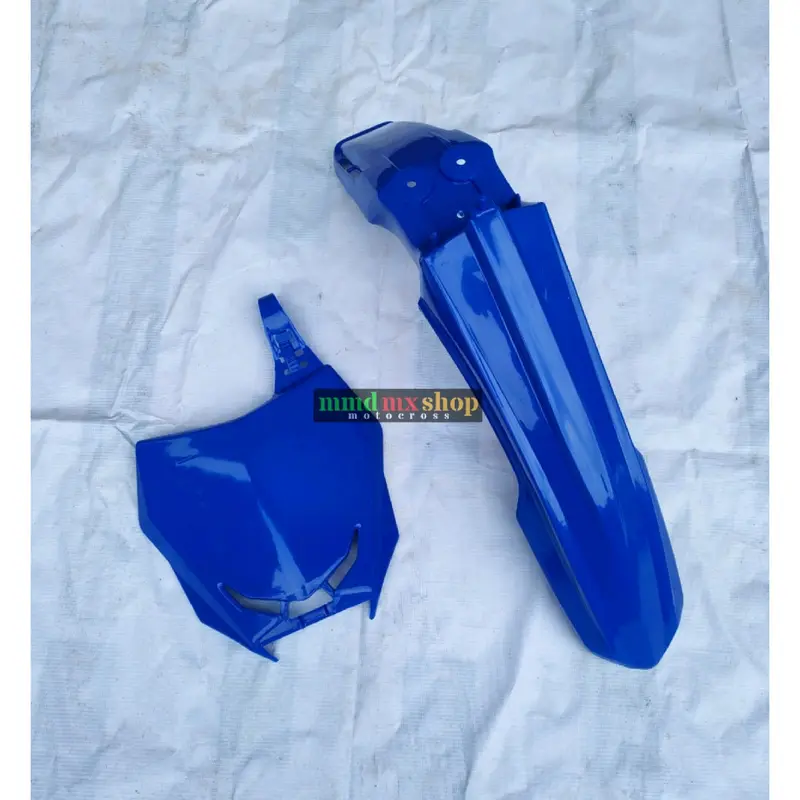 Spakbor depan rmz 450 dan Papan nomor rmz 450 set Supermoto Crf 150 l Klx bf Dtracker new 6