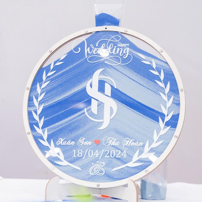 Khung Tranh Rót Cát Hình Tròn - Dailyme.mint