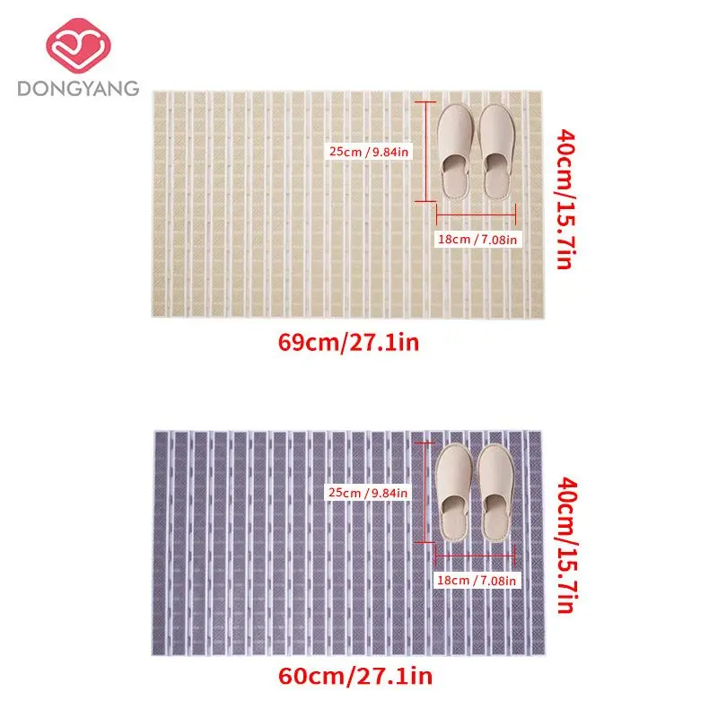 Bathroom Shower Mat, 1 Count Non-slip Bathroom Mat with Suction Cup Backing, Bathroom Accessories, Home Decor 1