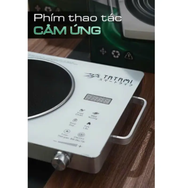Bếp hồng ngoại, Bếp điện hồng ngoại TATAMI không kén nồi điều khiển cảm ứng công suất 3500W nấu ăn đa năng 5