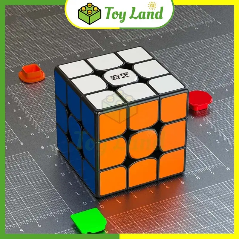 [V3] Rubik 3x3 QiYi QiMeng V3 3x3 Tiled Rubic 3 Tầng Stickerless Đồ Chơi Trí Tuệ Trẻ Em Phát Triển Tư Duy - Little Kobo 3