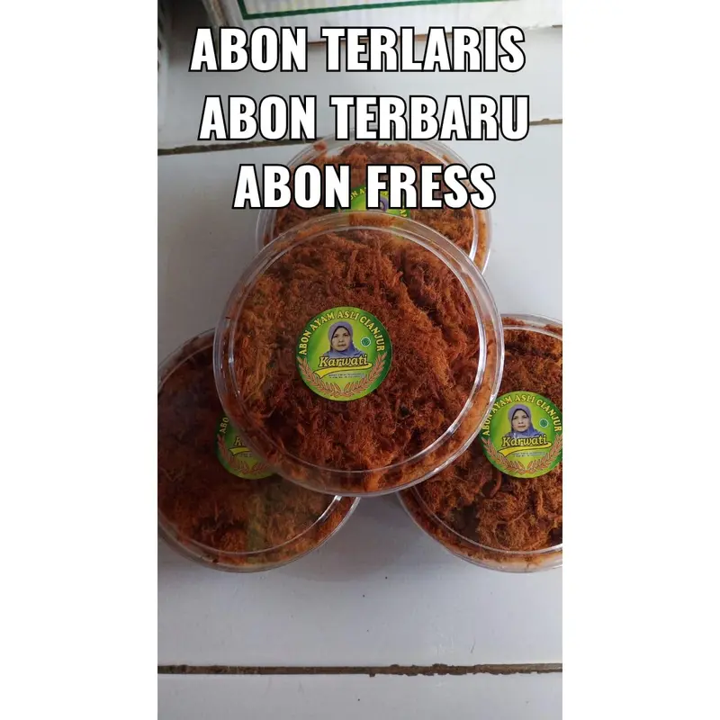 ABON AYAM/ABON AYAM 0RIGINAL DAN PEDAS/ABON FRES DAN HIGIENIS/ABON ENAK GURIH MANYOS 160GR 3