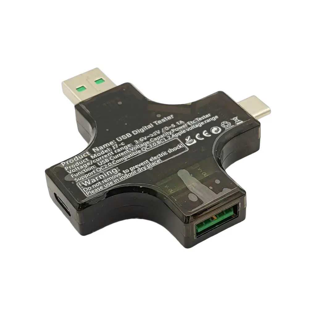 Thiết bị đo dòng, điện áp USB Safety Tester Juwei cổng type C, USB mã J7-C