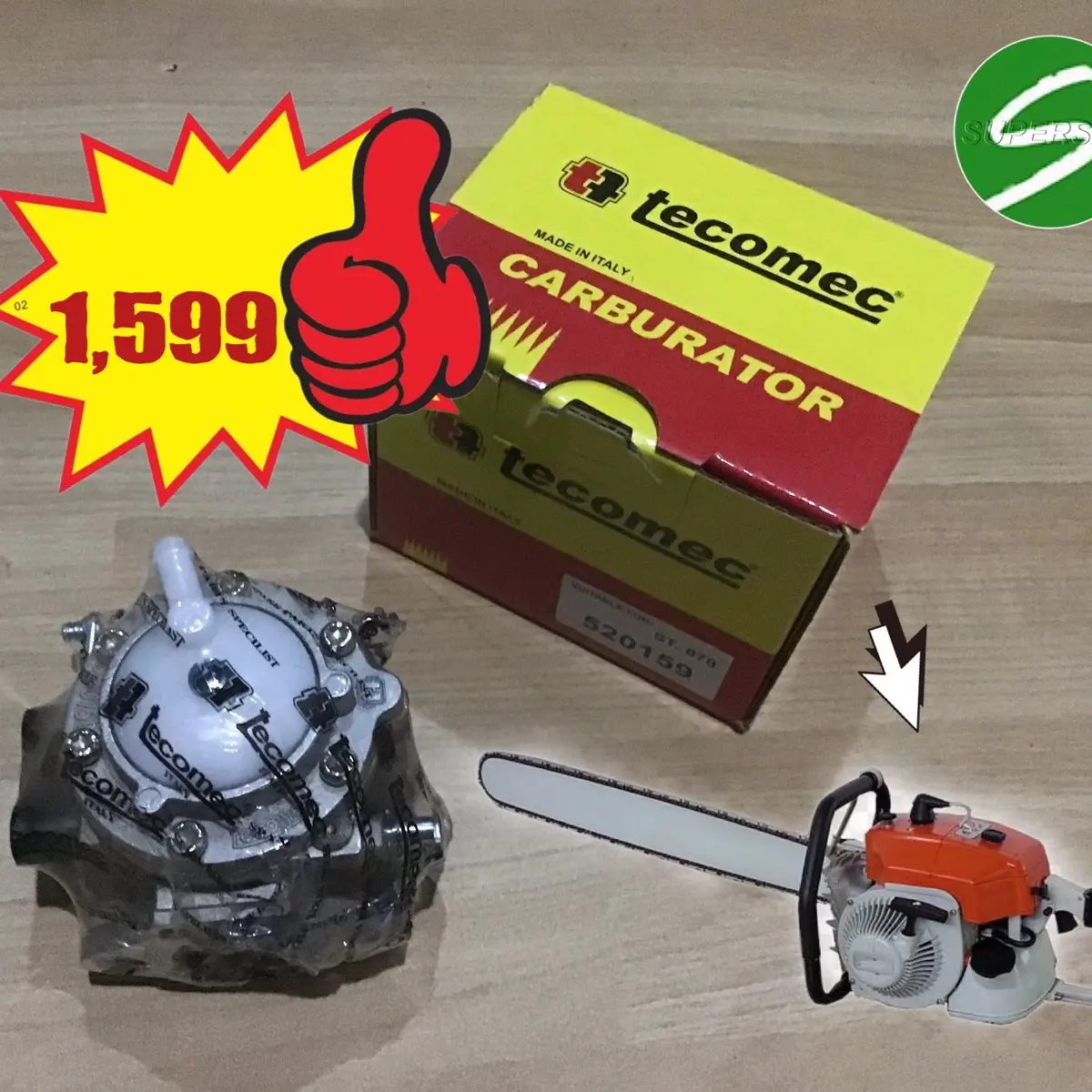 Tecomec Carburetor Karborador for 070 Chainsaw