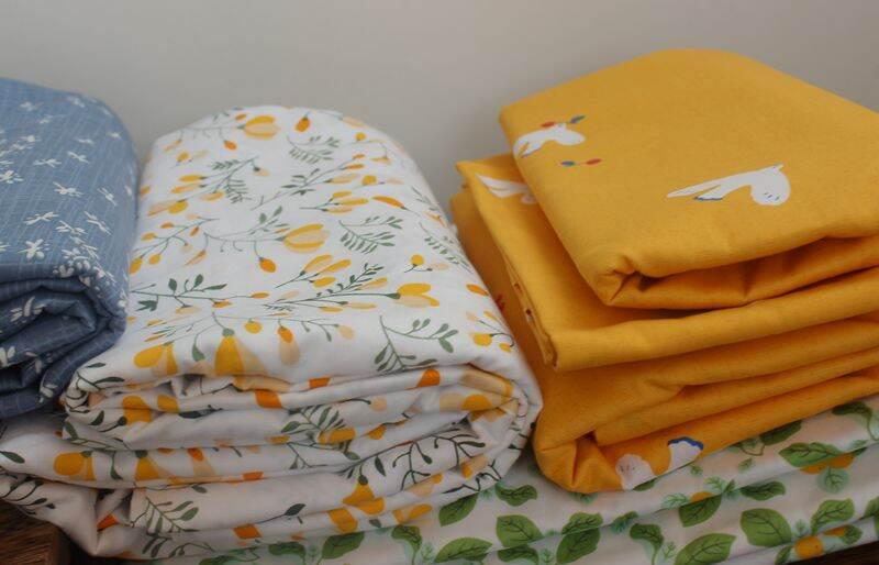 Product Introduction of Exported to UK Original Order 100% Pure Cotton Active Print Quilt Cover Four-Piece Set Single Double Duvet Cover Bed Sheets Pastoral Cotton 33