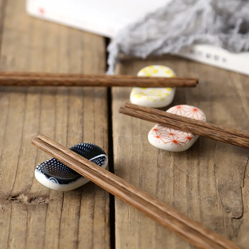 Giá Để Đũa, Phong Cách Nhật Bản Bằng Gốm, Haqfyqy, Tiện Lợi, Chống Trượt, Giá Chân Đế Đũa, Dụng Cụ Nhà Bếp 2