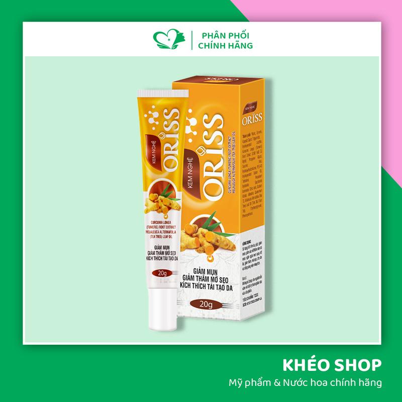 Kem Nghệ Oribe Oriss Dưỡng Da Hỗ Trợ Giảm Mụn Giảm Thâm Mờ Sẹo - 20g