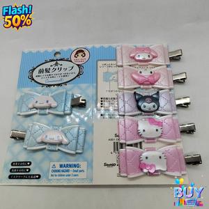 กิ๊บติดผมโบว์แมว KT การ์ตูน, ของขวัญสาว Cinnamoroll และ My Melody, กิ๊บข้าง, ดีไซน์น่ารัก, แฟชั่นสตรี, มีจำหน่ายในปี 2025