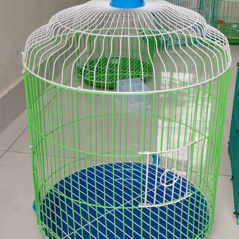 combo 5 Lồng chim chào mào, Hoạ mi, Khướu, chích choè than chất liệu kẽm nhúng nhựa - size 36 x 46