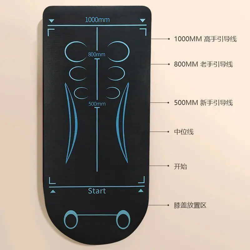 Abdominal Wheel Special Mat Abdominal Wheel Training Hassock Men and Women Yoga Mat Fitness Hair Pack Exercise Silence Pad