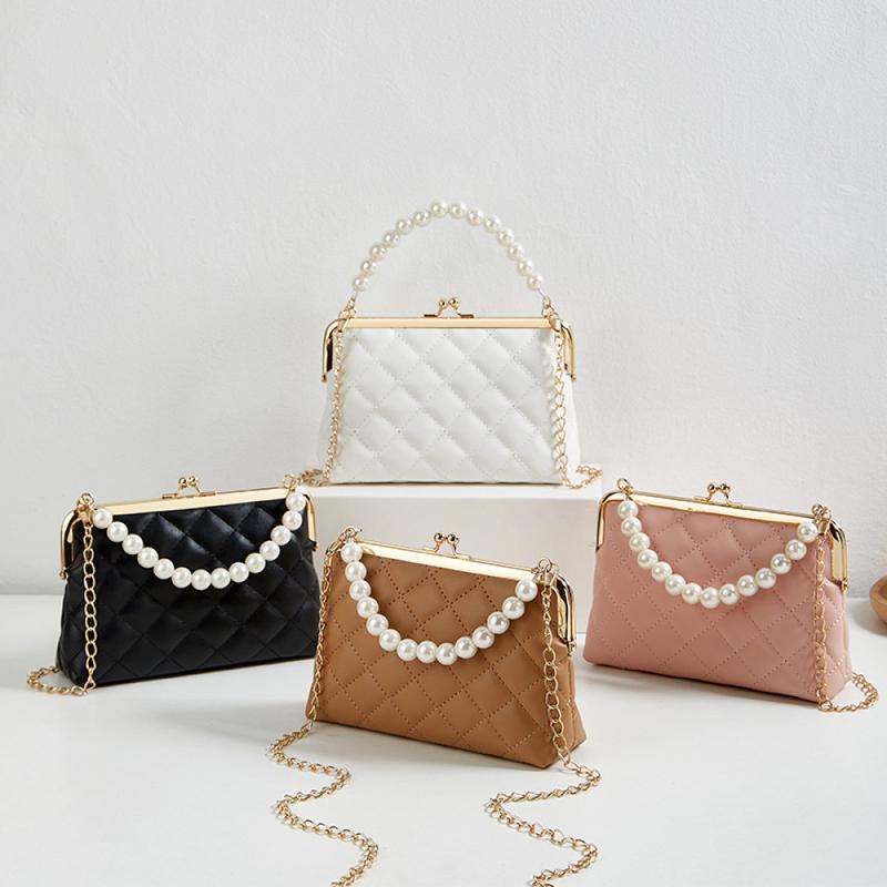 Product Introduction of Túi túi xách ngọc trai thêu, túi xách nữ thời trang, hình thoi, 2023ladiesbag túigiỏxách nữ 0