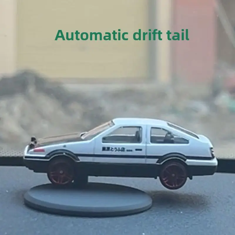 AE86 Car Drift Tail Swing Rotating Decoration Alloy Car Model Dashboard Car Decoration Autumn Famous Mountain Car God