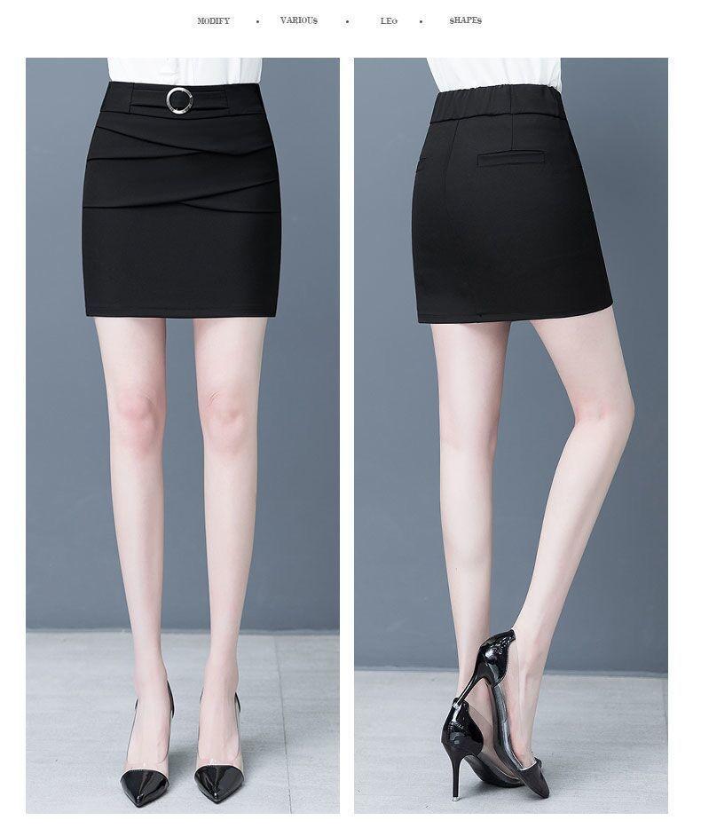 Product Introduction of Chân Váy Ngắn Cho Nữ, Cạp Cao, Co Giãn, Chân Váy Bodycon Dễ Phối Đồ Thích Hợp Cho Mùa Xuân Và Mùa Hè, Màu Đen Chuyên Nghiệp, Chân Váy Bó Sát Hàng Mới Về Năm 2024 20