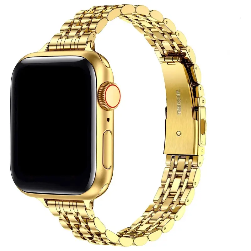 Stainless Steel Watch Band (Band Only), Fashionable Watch Band for Women, Watch Band for Apple Watch Series 9 8 7 6 5 4 3 2 1 SE 6
