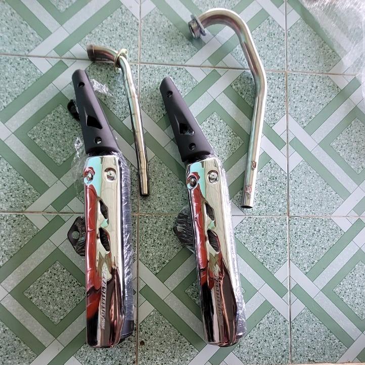 ống xã xe máy pô ex 2010 gắn si/ex (cổ dài cắt bớt rồi gắn) Phụ Kiện Phụ Tùng