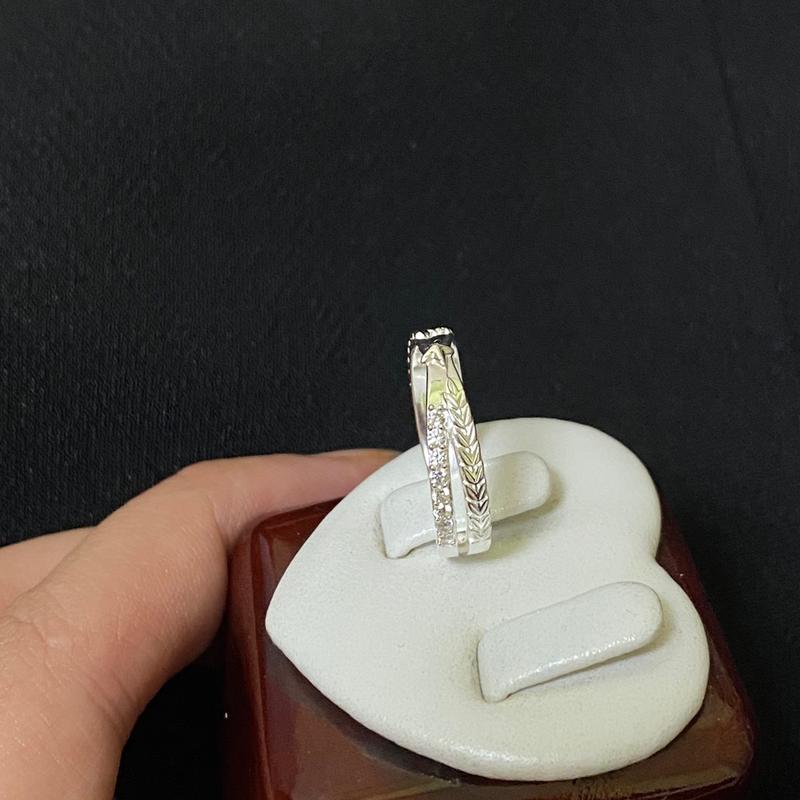 (Mẫu mới) Nhẫn nữ 2 lúa hậu phương công an bộ đội 2