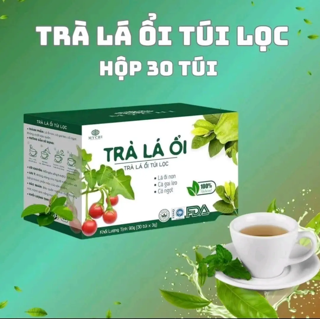 TRÀ LÁ ỔI túi lọc 1hộp 30gói