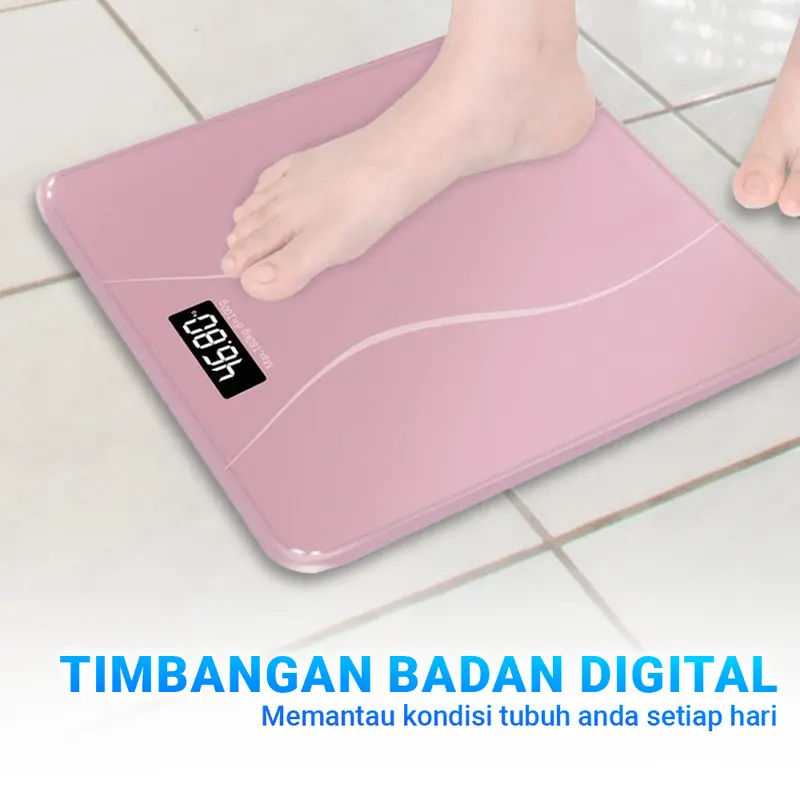 Smart Digital Body Fat Scale / Timbangan Badan Pintar Digital USB Rechargeable 1