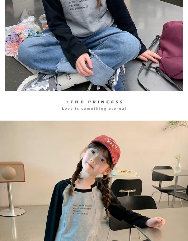 Product Introduction of Áo Thun Dài Tay Cho Bé Gái, Bộ Sưu Tập Mùa Xuân Và Mùa Thu, Hàng Mới Về, Áo Cơ Sở Mùa Thu Cho Trẻ Em, Phong Cách, Áo Mùa Thu Cho Bé Gái, Hợp Xu hướng 15