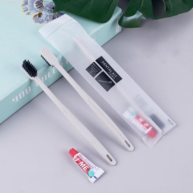 Product Introduction of 100Pcs Separately Packaged Pack Disposable Toothbrush Travel Hotel Supplies with Toothpaste 16
