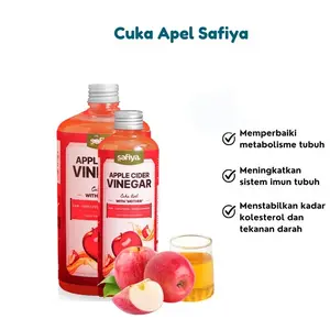 CUKA APEL SAFIYA 250 ML CUKA CIDER VENEGER ORIGINAL WITH MOTHER