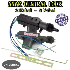 Anak Central Lock / Sentral Lock Mobil Dengan 2 & 5 Kabel Universal