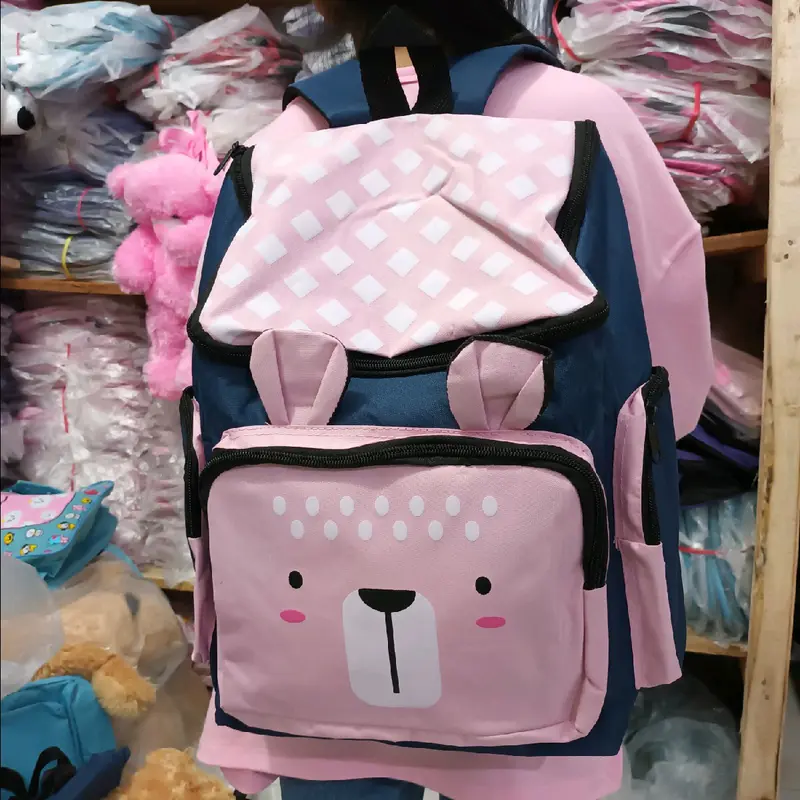 Tas Ransel Anak Tas Sekolah  Anak TK SD Motif Beruang Tas Punggung karakter kekinian Terbaru Fashion 6
